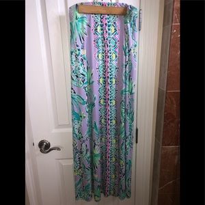 Lilly Pulitzer Lilac Verbena Its Impawsible maxi